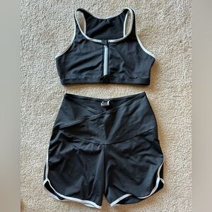 Women’s SHEIN Maternity Sports Top & Shorts Set Size M